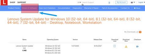 lenovo driver update windows 10.